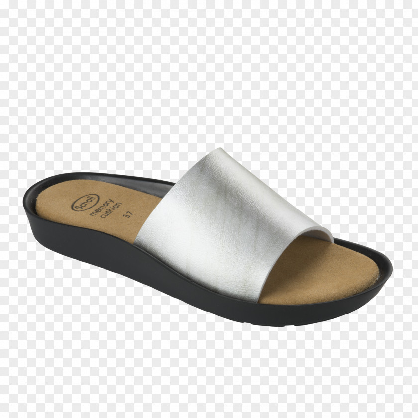 Silver Prozimed Slipper Sandal Shoe PNG