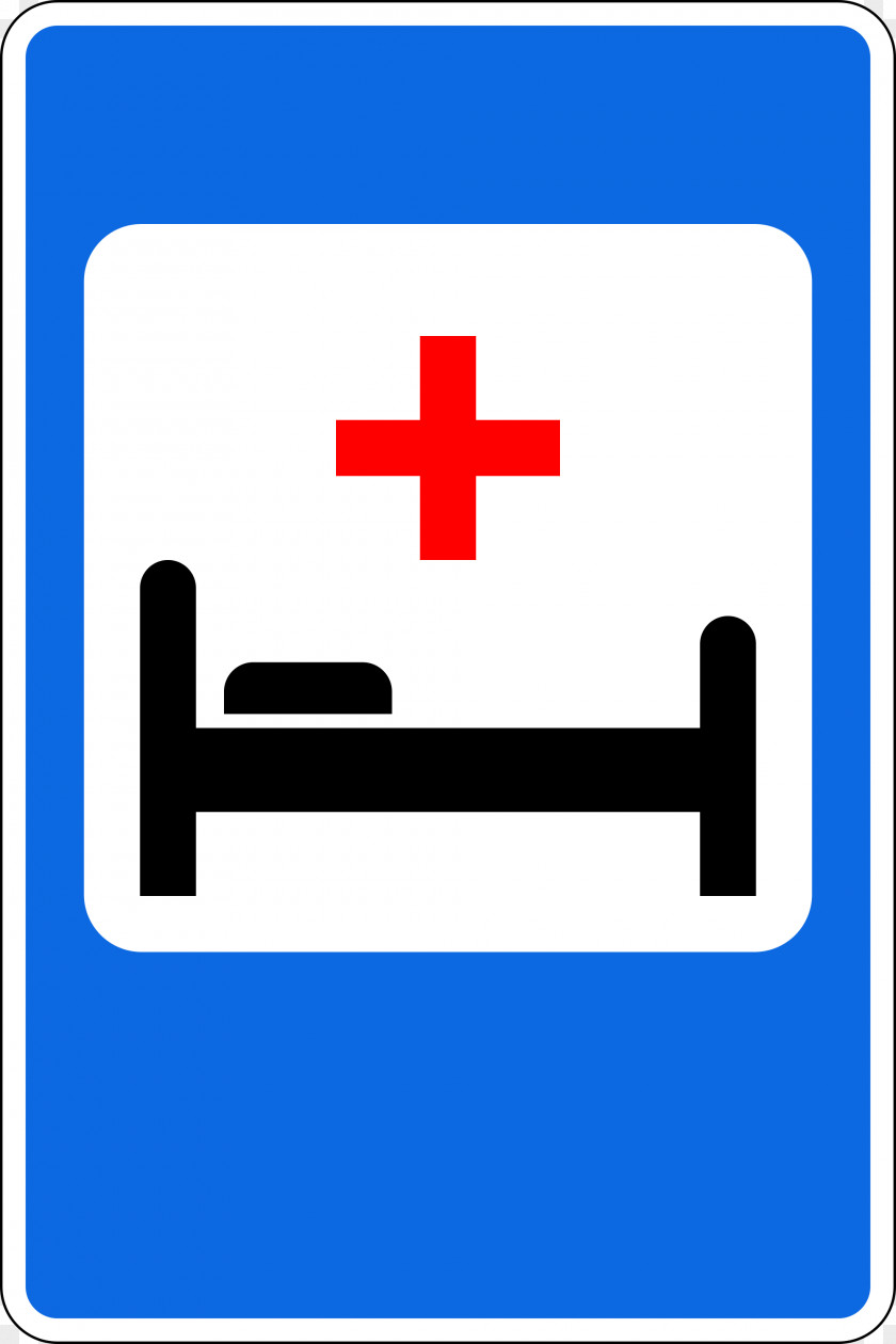 Hospital Traffic Sign Information Road PNG