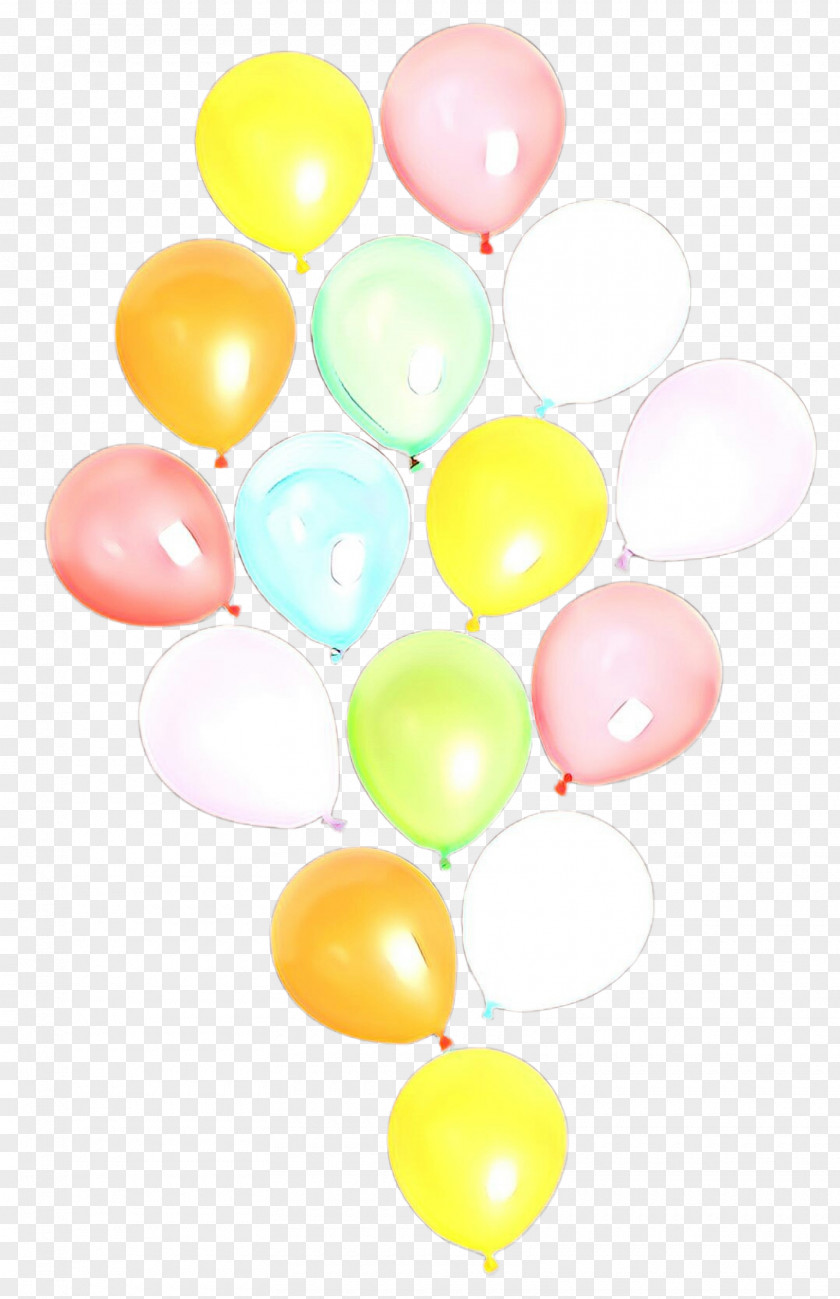 Balloon Yellow Party Supply Circle PNG