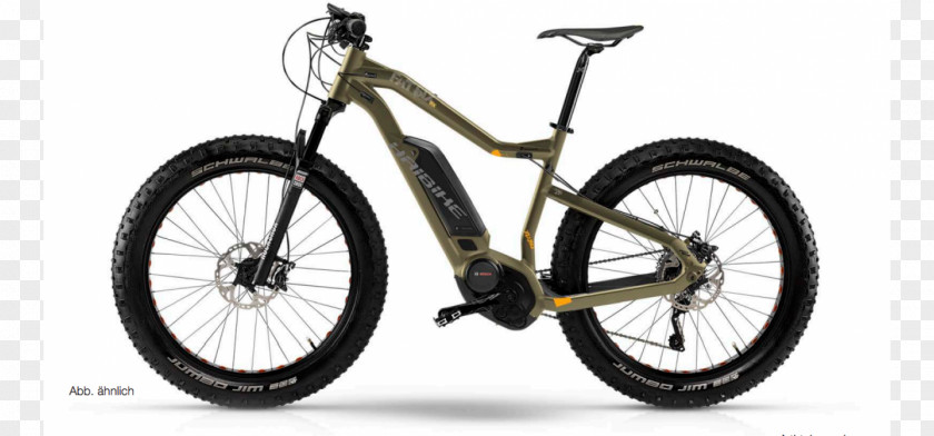 Bicycle Electric Fatbike Haibike Mountain Bike PNG