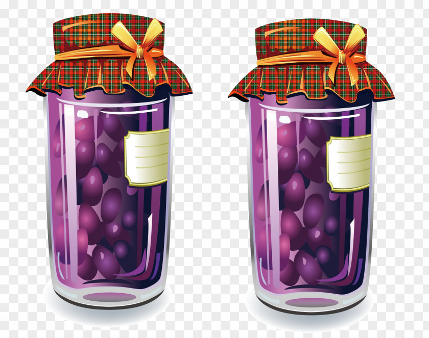 Canned Blueberries Fruit Preserves Canning Jar PNG