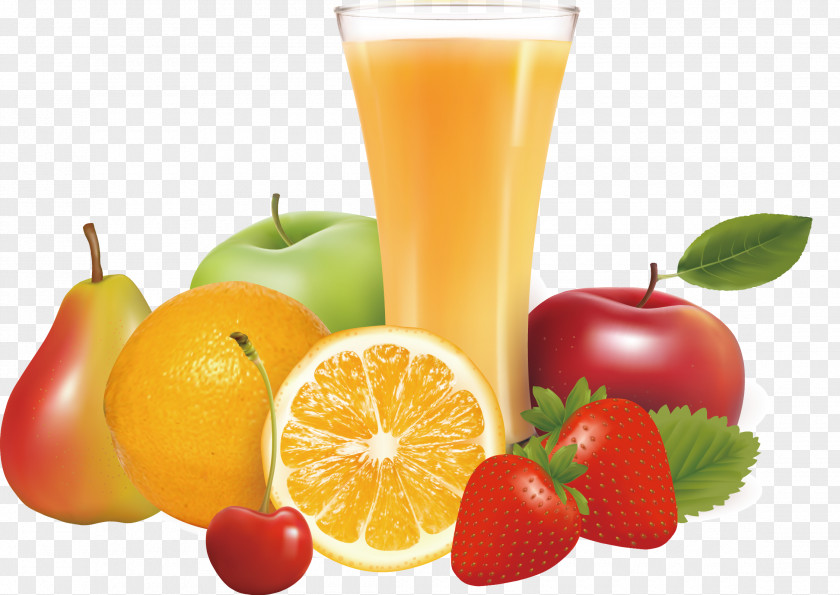 Fresh Fruit Juice Orange Apple PNG