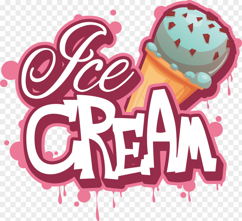 Ice Cream Poster Vector Chocolate Custard Euclidean Illustration PNG