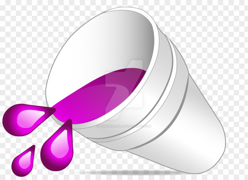 Leaning Purple Drank Emoji Codeine PNG