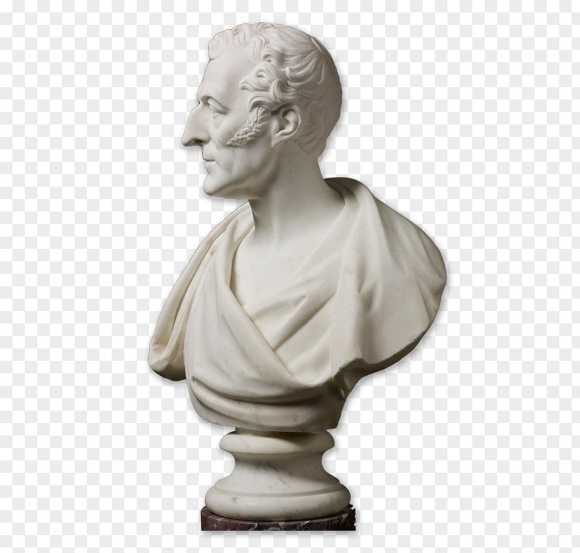 Portrait Of Antonio Proust Bust Duke Wellington Classical Sculpture PNG