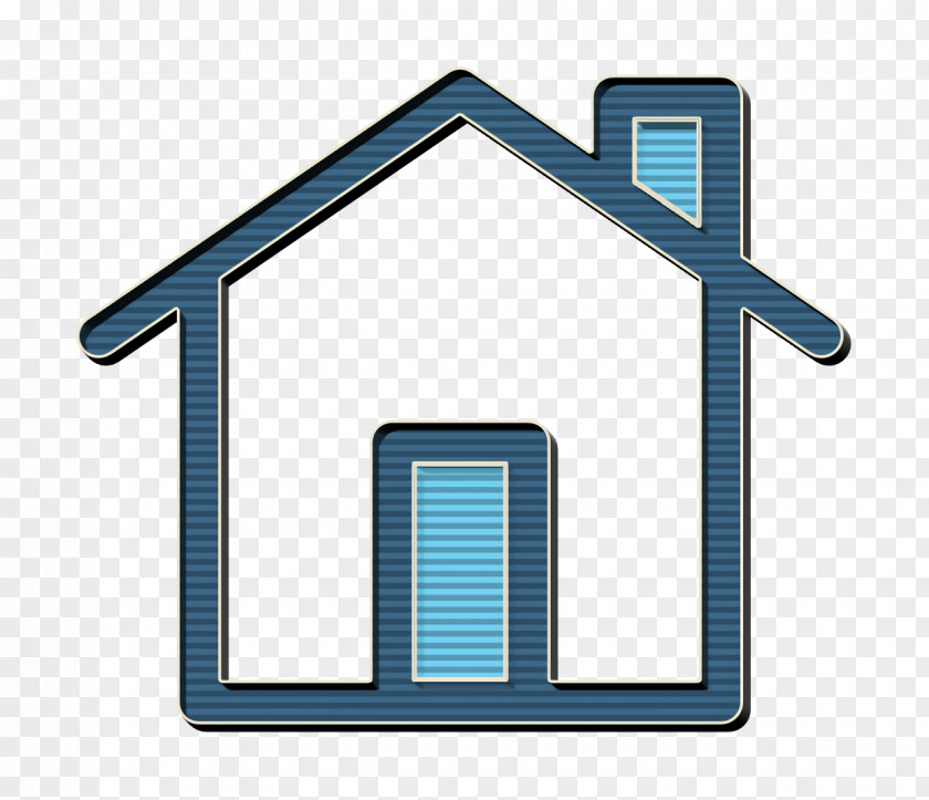 Roof Home Linear Color Web Interface Elements Icon Buildings PNG