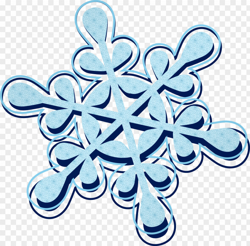 Snowflakes Symbol Symmetry Cobalt Blue Pattern PNG