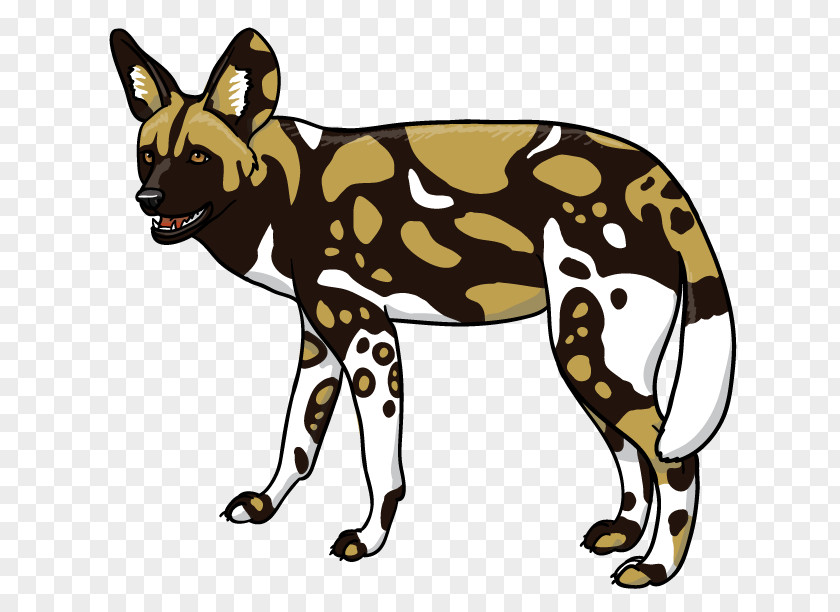 Afro African Wild Dog Dhole Cat Clip Art PNG