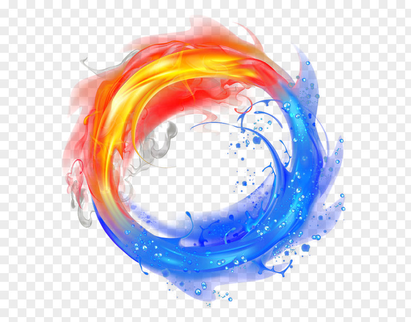 Fire And Ice Light Flame PNG