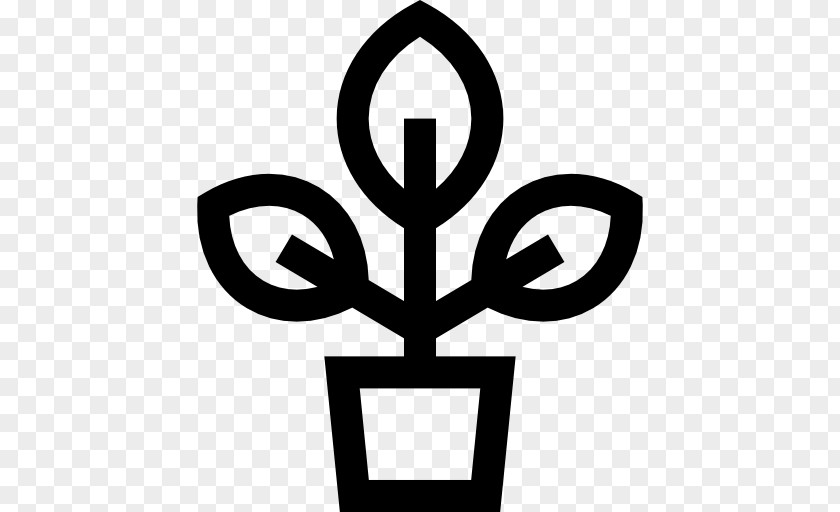 Black And White Tree Symbol PNG