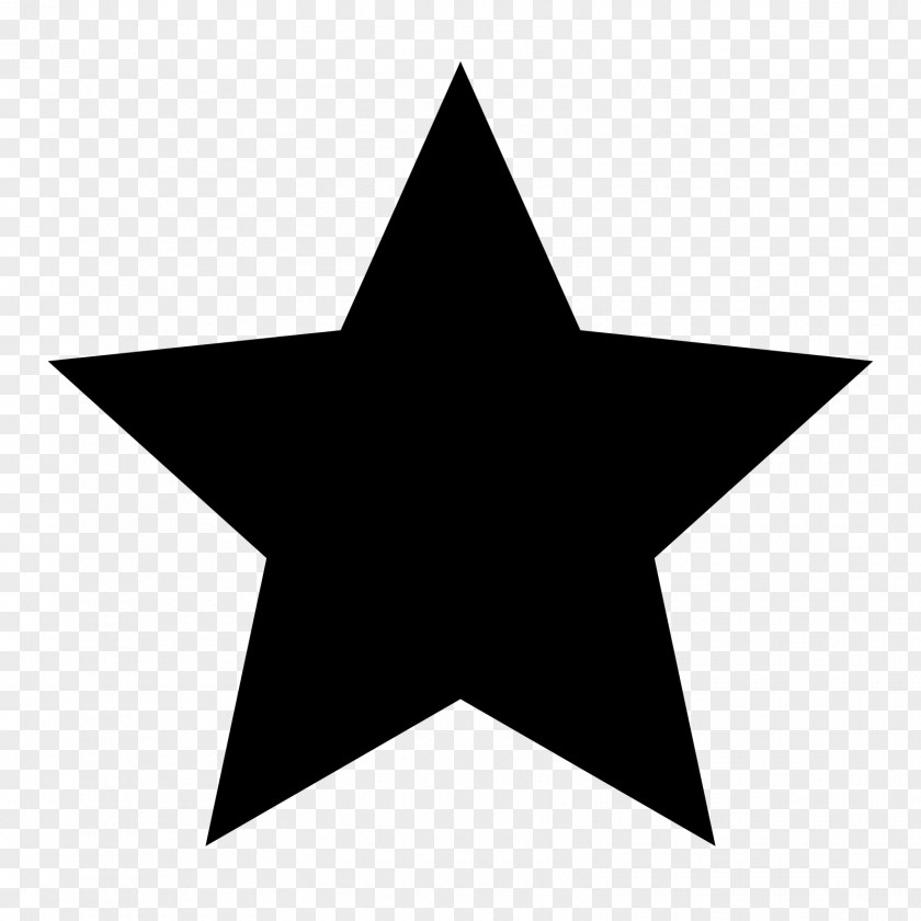 Black Star Android Clip Art PNG