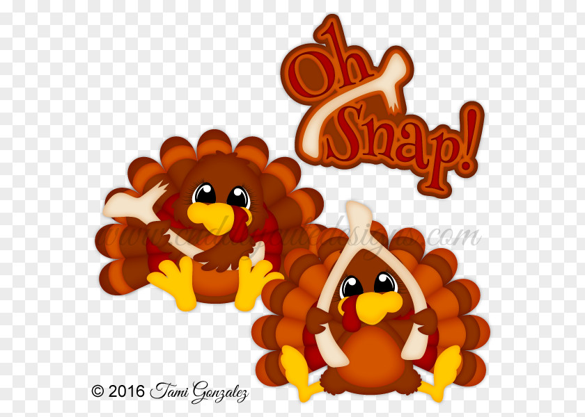 Oh Snap Thanksgiving Holiday Turkey Meat Clip Art PNG