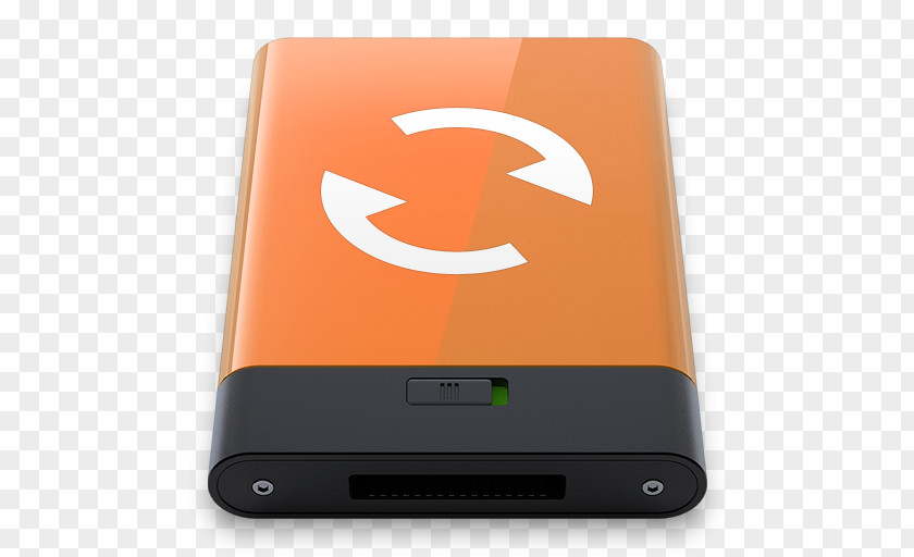 Orange Sync W Smartphone Electronic Device Gadget Multimedia PNG