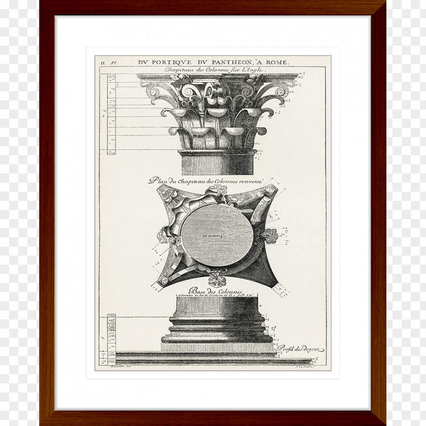 Pantheon Fontana Del Picture Frames Column Photography PNG