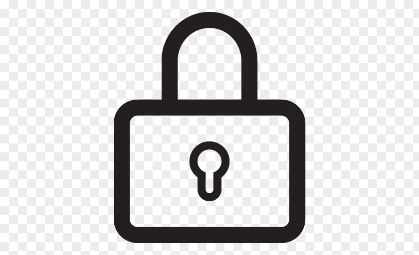 Rectangle Lock Logo PNG