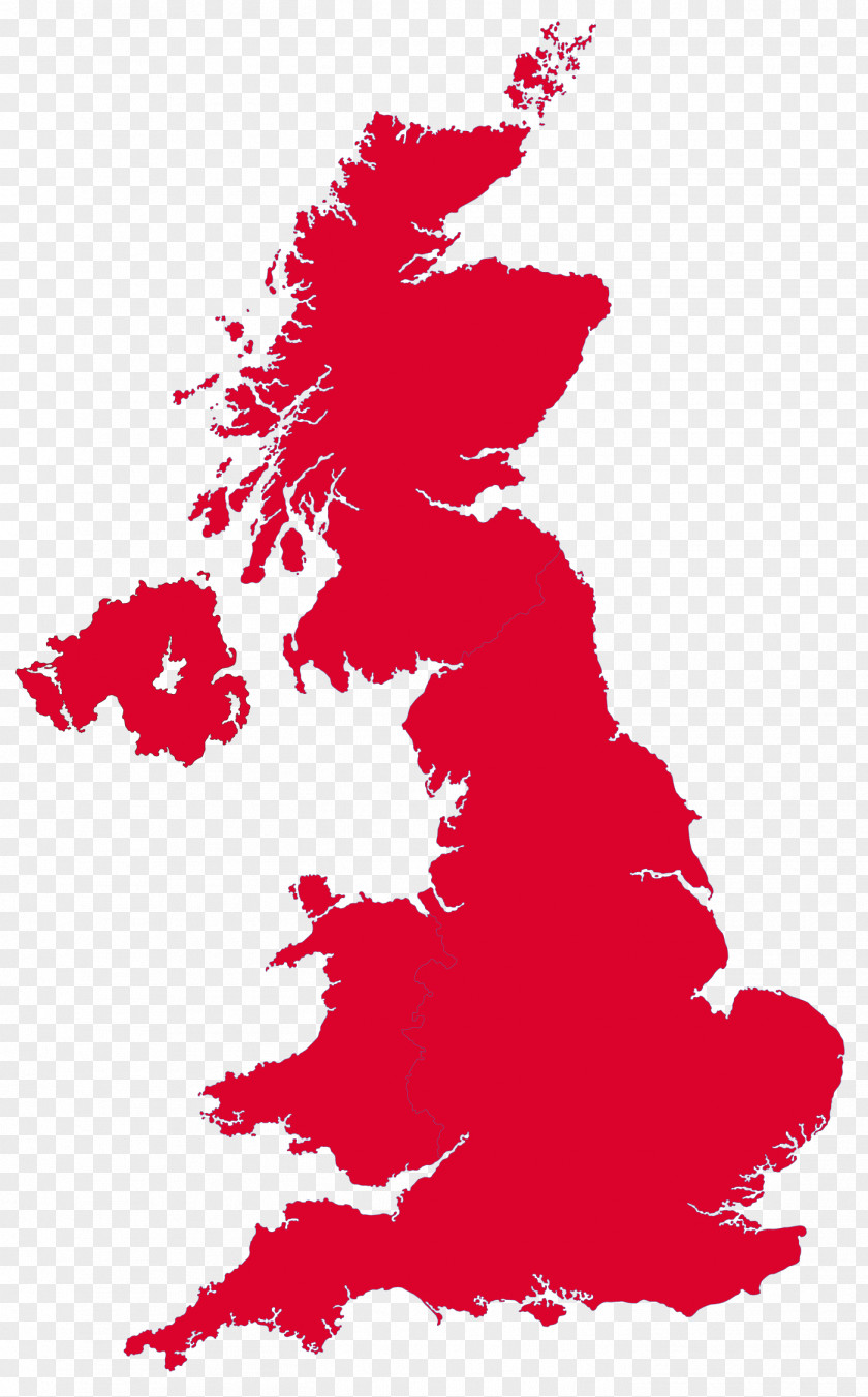 United Kingdom Vector Graphics Map Illustration PNG