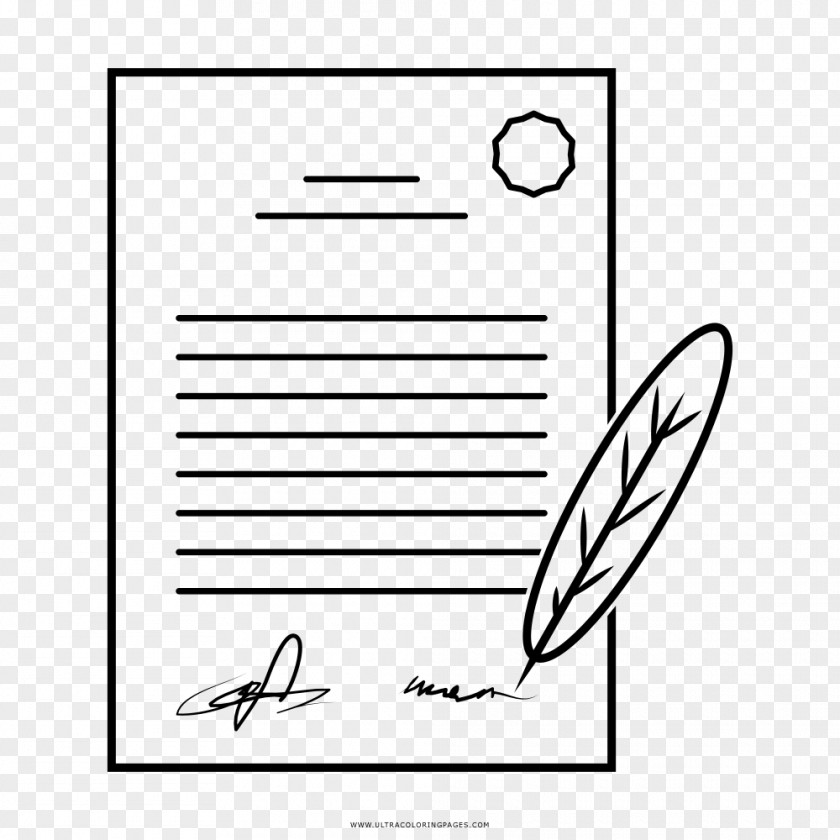 Document Drawing Text Line Art Coloring Book Paper PNG