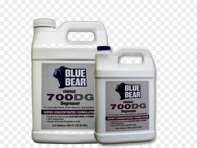 Galon Cleaner 700DG Emerge Surface Degreaser Asphalt Concrete Bear Industrial Supply Company, Inc. PNG