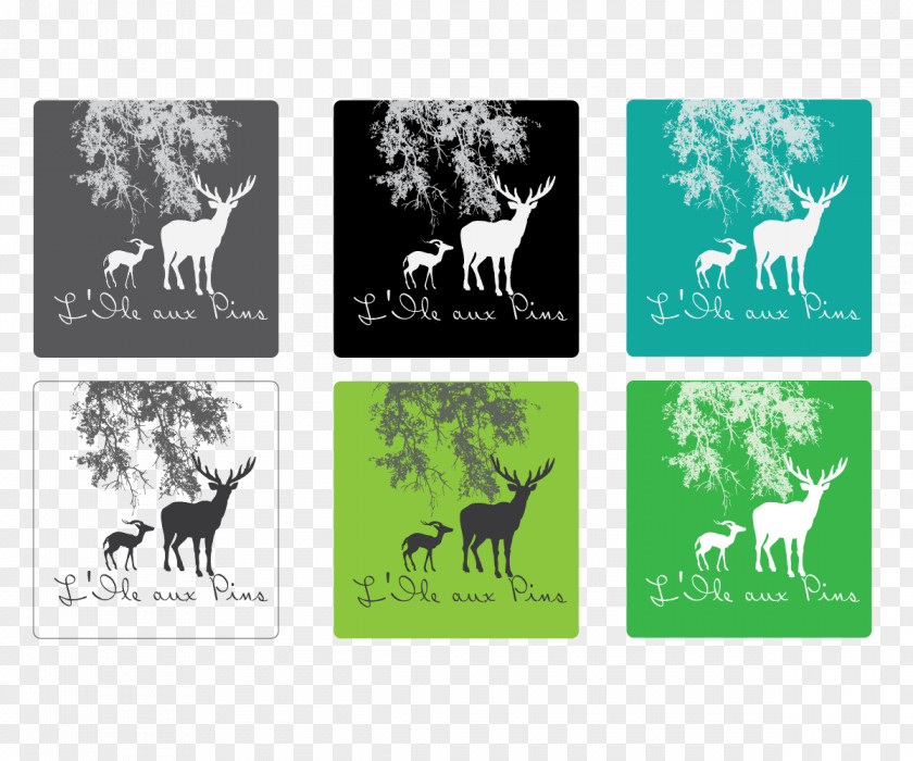 Greeting Card Designer Reindeer Logo Brand Green Font PNG