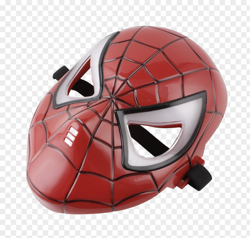 Light Light-emitting Diode Bicycle Helmets Mask Spider-Man PNG