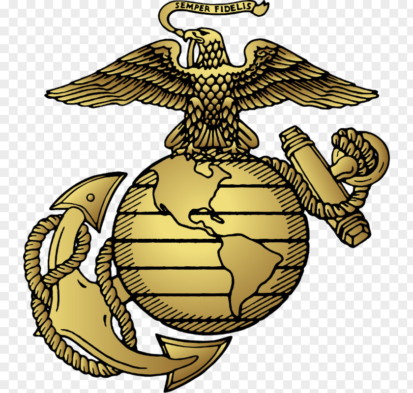 Marine Clipart United States Corps Eagle, Globe, And Anchor Marines Military PNG