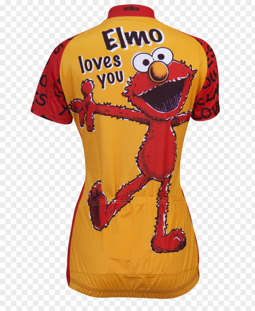 T-shirt Elmo Cycling Jersey PNG