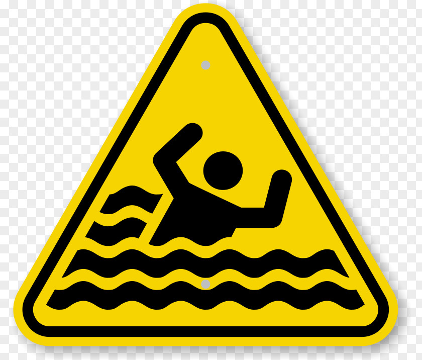 Caution Triangle Symbol Warning Sign Drowning Clip Art PNG
