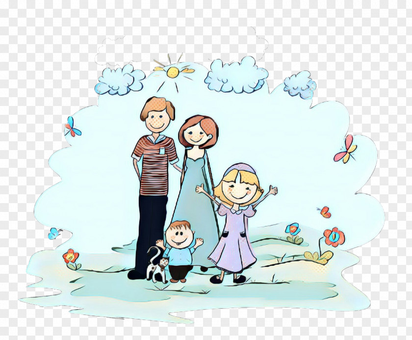 Drawing Cartoon Parents Day Family PNG