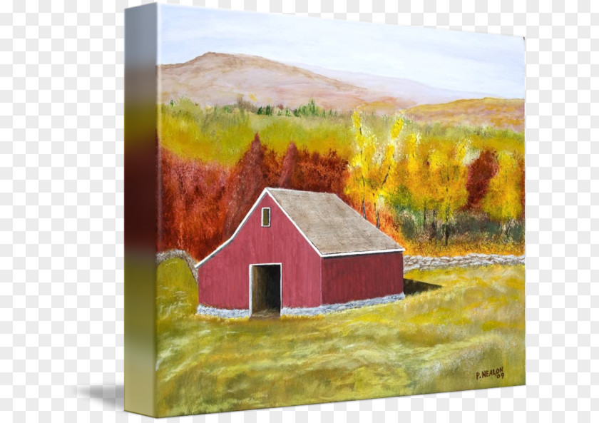 Painting Watercolor Property Barn PNG