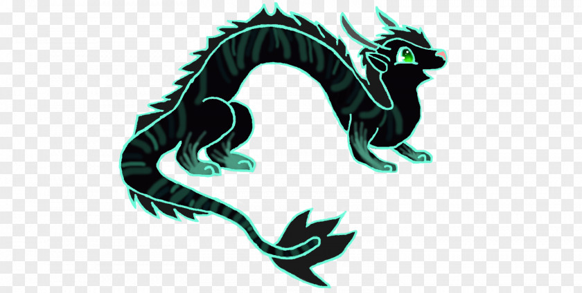 Seahorse Dragon Font PNG