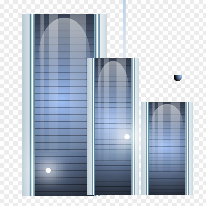 Blue Skyscrapers Building PNG