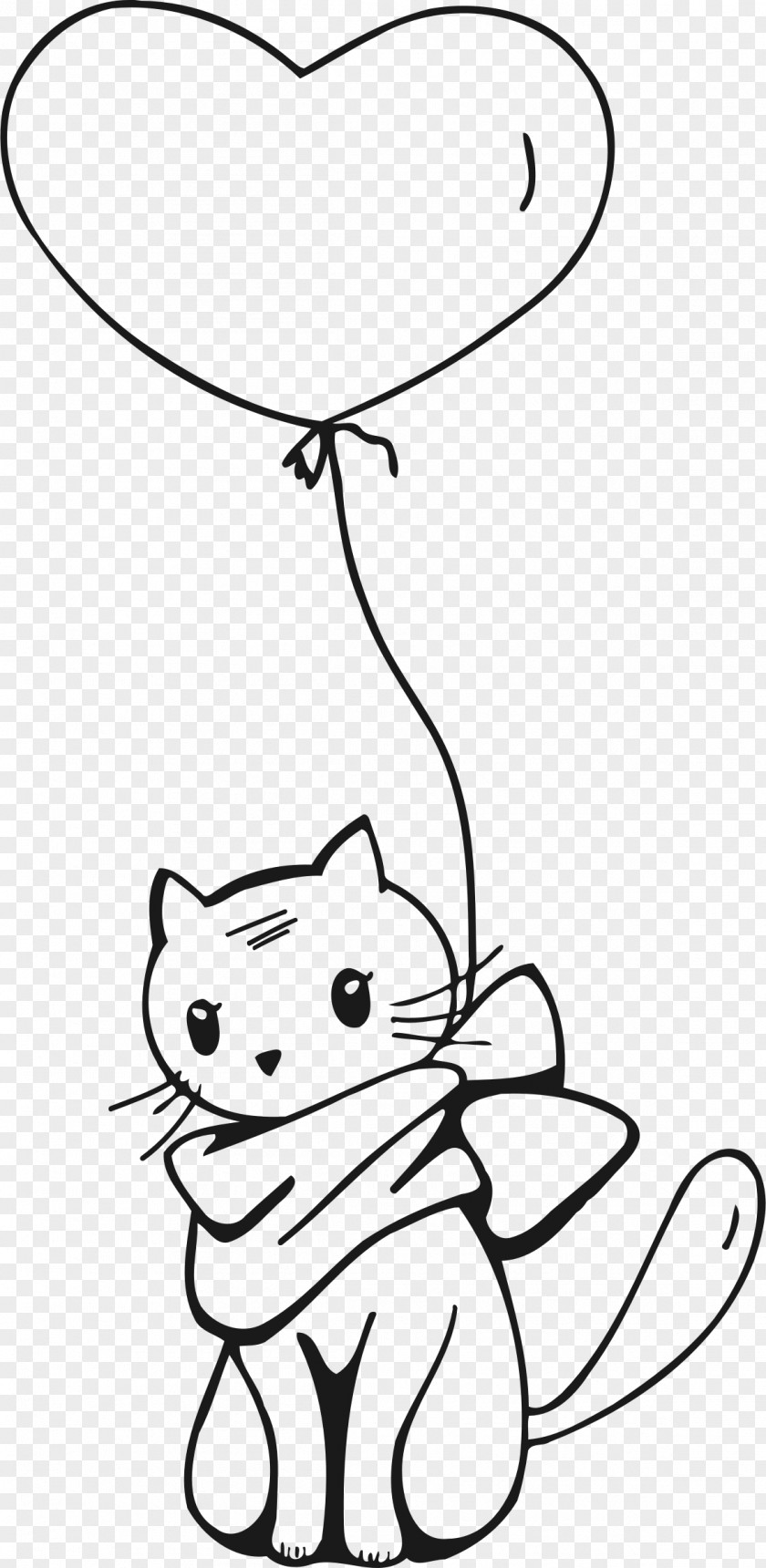 Cat Drawing Line Art Clip PNG