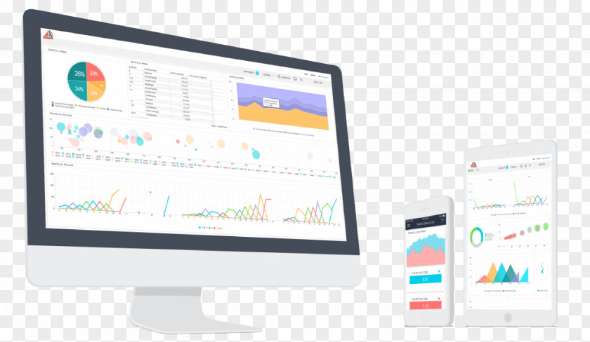 Computer Software Monitors Data Visualization Analytics PNG