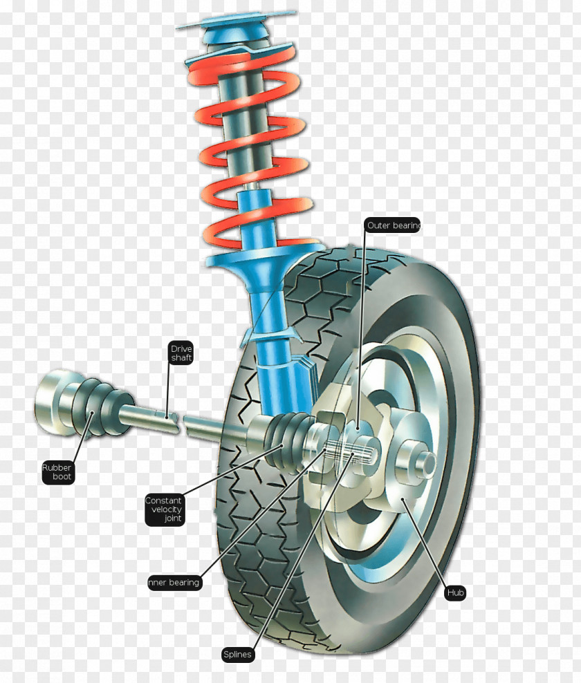 Driving Sports Car Wheel Hub Assembly Front-wheel Drive PNG