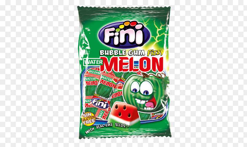 Melon Gum Chewing Candy Bubble Halal Watermelon PNG