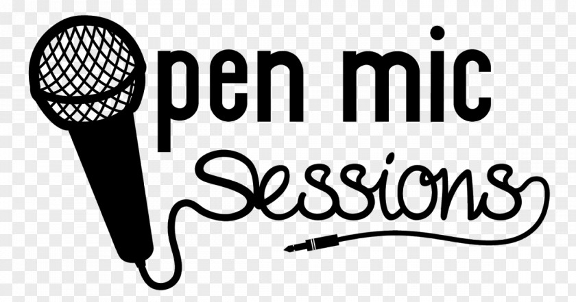 Microphone Open Mic Session OPEN MIC Presented By Shure And Greenstar Brewing Logo PNG