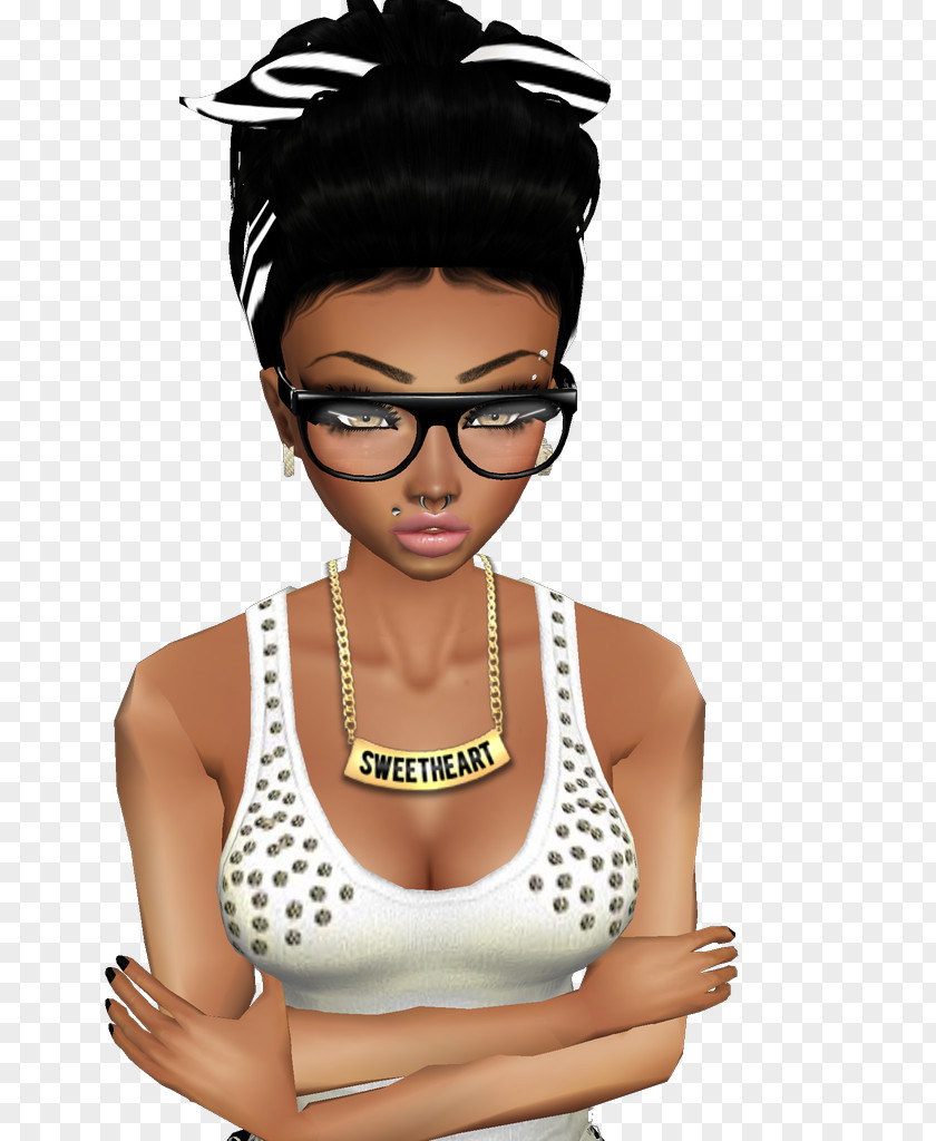 Snap Glasses Black Hair Hairstyle Brown Clothing Accessories PNG