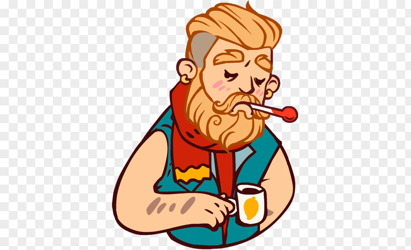 A Beard VKontakte Sticker Telegram Clip Art PNG