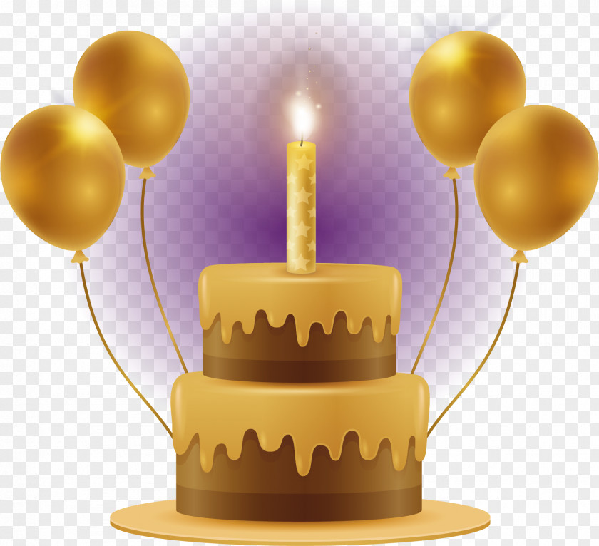 Dream Candle Birthday Cake PNG