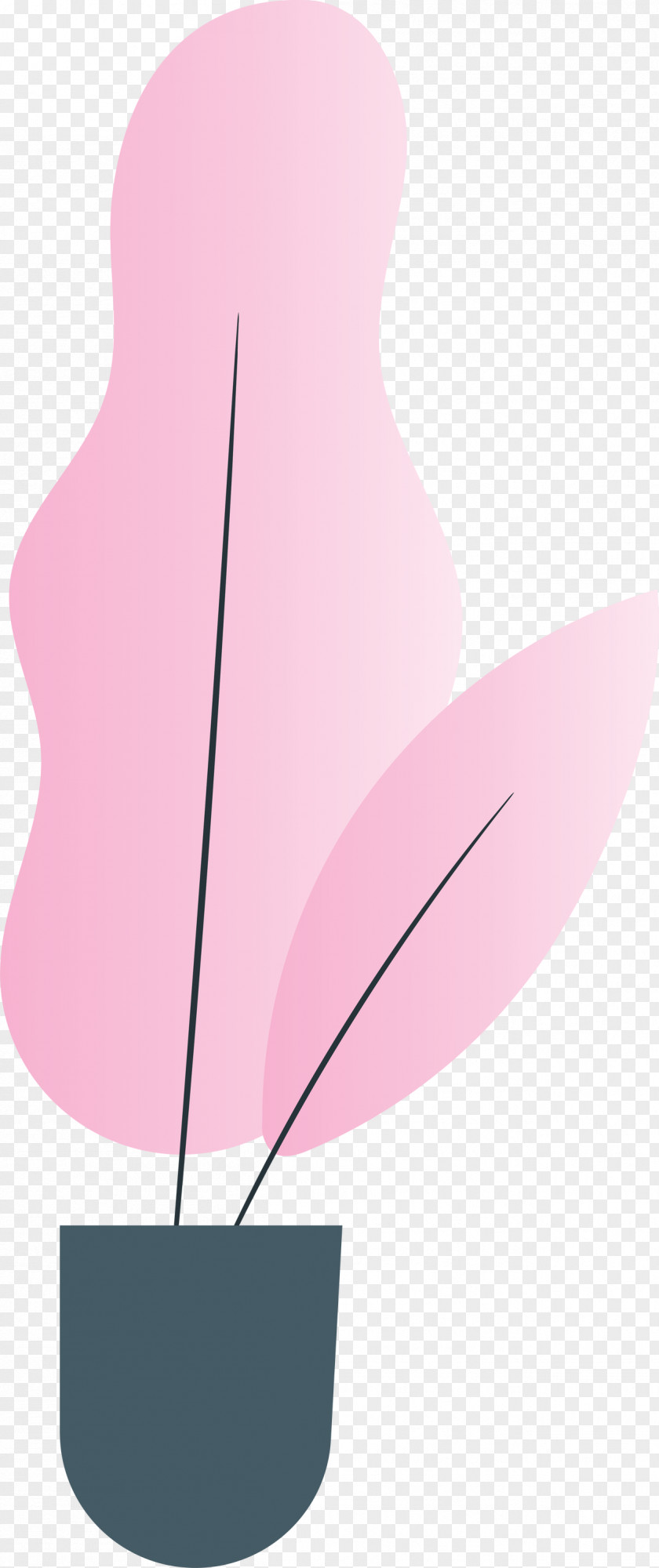 Pink M Angle PNG