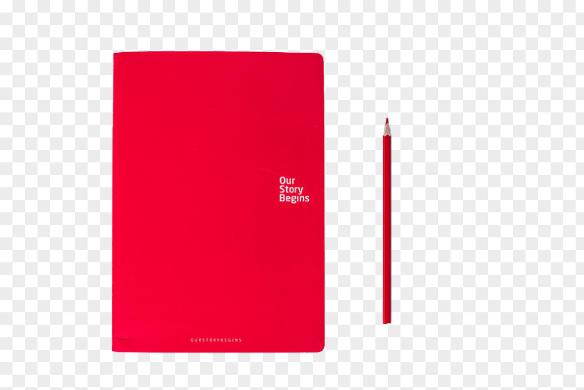Red Exercise Book Pen Brand PNG