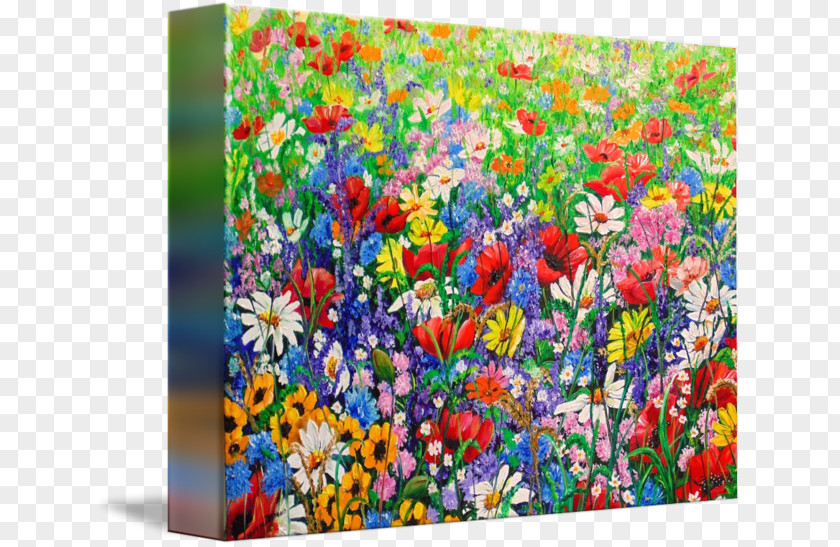 Painting Floral Design Acrylic Paint Art PNG