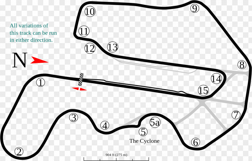 Thunderhill Raceway Park California State Route 162 Road Racing National Auto Sport Association Map PNG