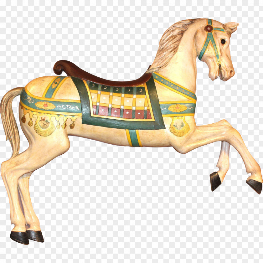 Carousel American Paint Horse Mustang Stallion Kholstomer PNG