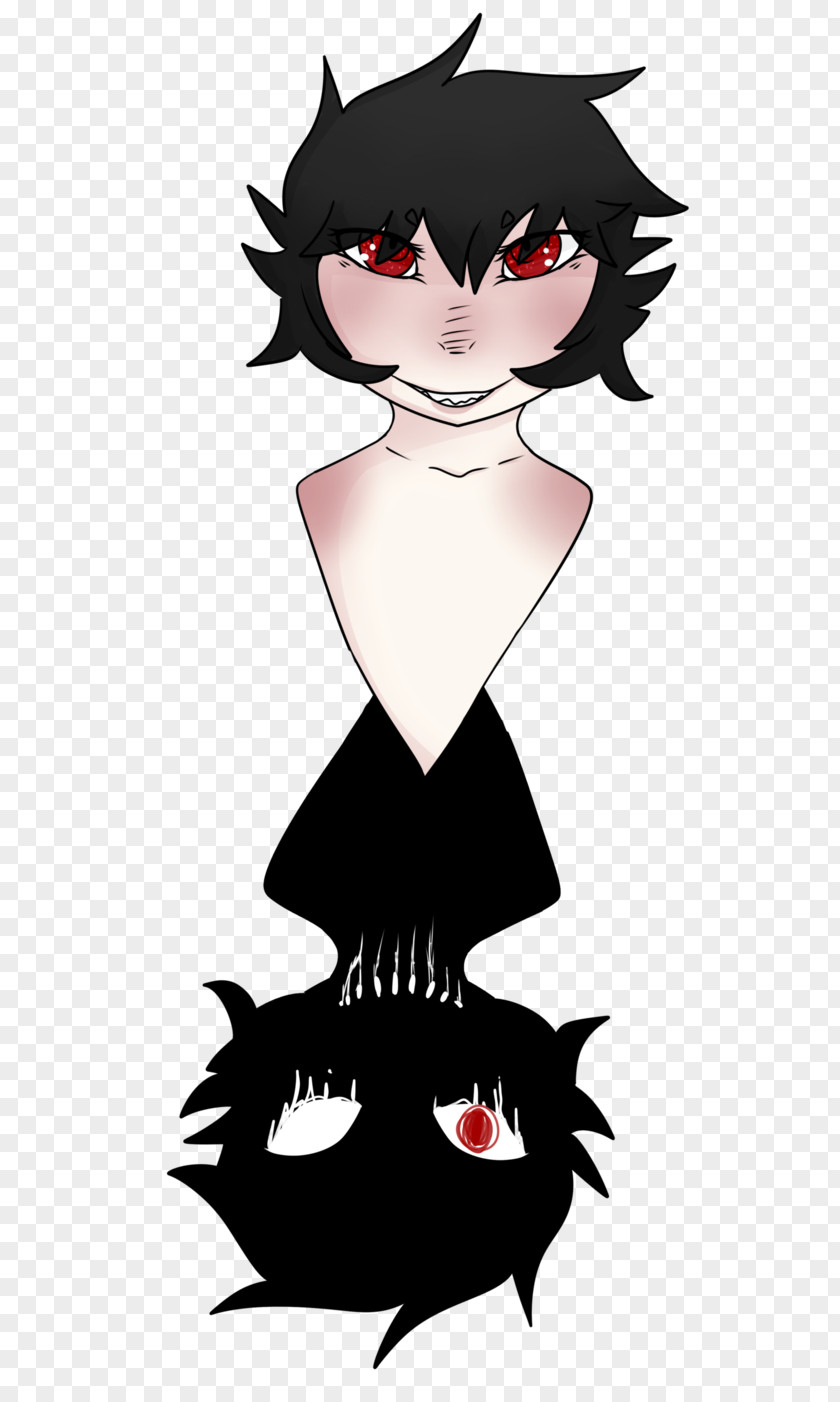 Cat Demon Black Hair Clip Art PNG