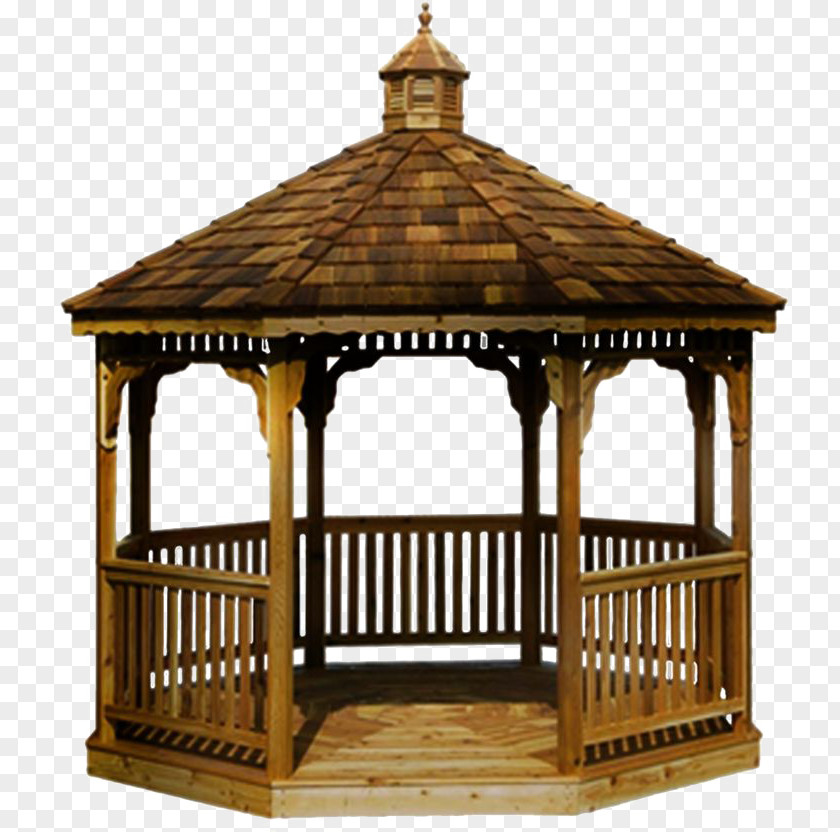 Gazebo Pergola Roof Deck Garden Buildings PNG