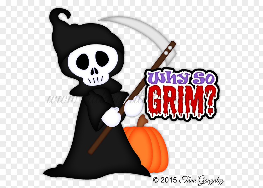 Grim Reaper Paper Death Candy Corn Halloween PNG