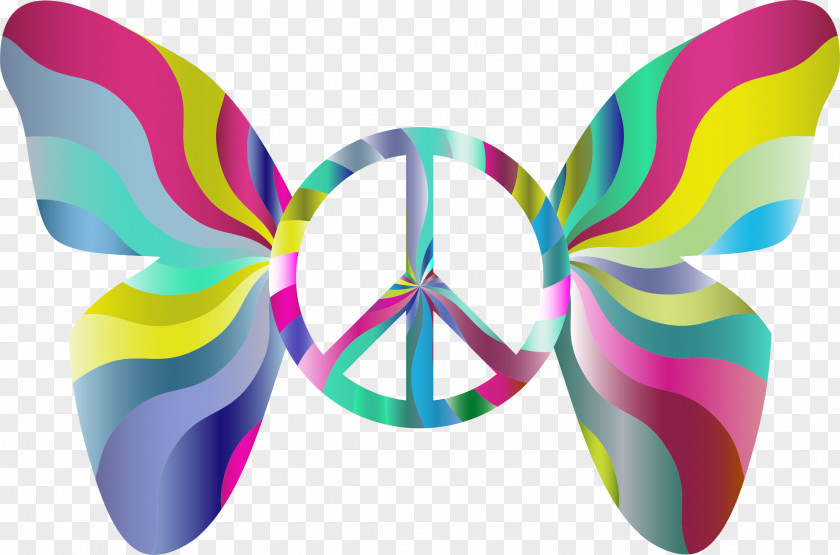 Peace Symbol Butterfly Symbols Clip Art PNG