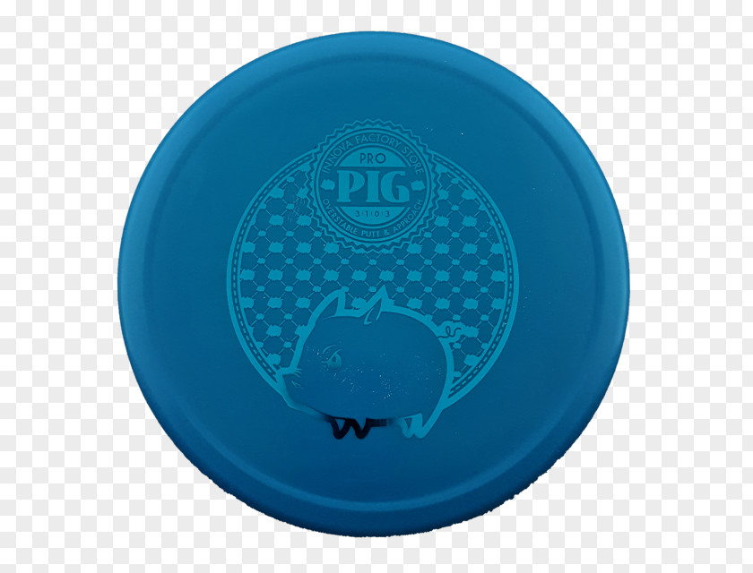 Putt Innova Turquoise Pig Disc Golf Color PNG