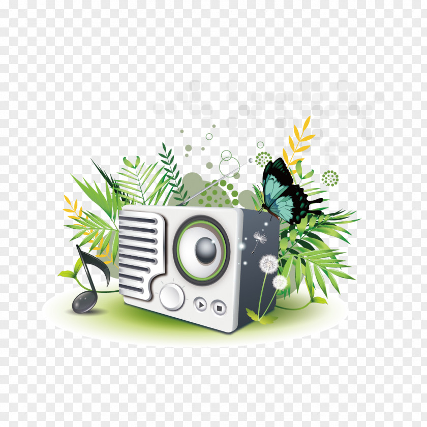 Radio And Butterflies Norway Internet Broadcasting Station PNG
